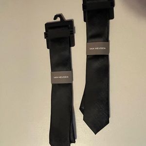 Black ties with a little gray